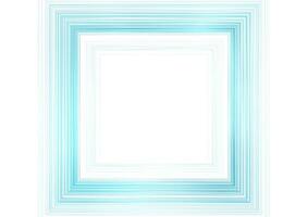 Blue white minimal linear square abstract futuristic tech background vector