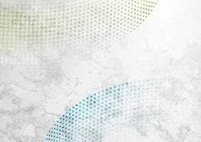 Blue and green minimal halftone dots grunge abstract background vector