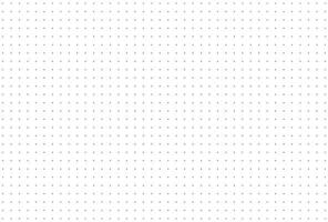 Dotted squared grid graph paper for notebooks. Pattern for bullet journal. Dotted wide background. Printable backdrop sheet. vector