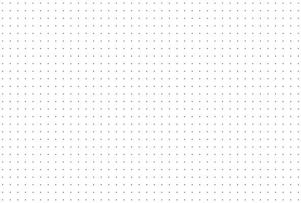 Dotted squared grid graph paper for notebooks. Pattern for bullet journal. Dotted wide background. Printable backdrop sheet.