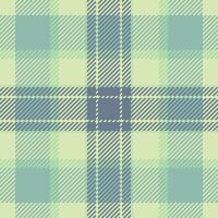 Subtle pastel plaid pattern in soft greens and blues. Perfect for textile design, website backgrounds, or crafting projects. This seamless texture evokes a sense of calm and understated elegance. vector