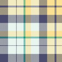 Delightful pastel plaid pattern in soft yellows, blues, and greens. Perfect for textile design, website backgrounds, or crafting projects. vector