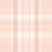 Delicate pastel pink and beige plaid pattern. Perfect for textile design, fashion, wallpaper, or branding projects. Subtle texture and soft colors evoke a sense of calm and femininity. vector