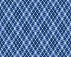 Elegant diagonal plaid pattern in cool blues. Perfect for textile design, website backgrounds, or creating a sophisticated and calming aesthetic. vector