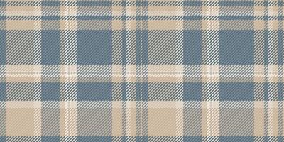 Subtle neutral plaid pattern in soft beige and blue tones. Perfect for textile design, website backgrounds, or crafting projects. Evokes feelings of warmth, comfort, and rustic charm. vector