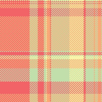 Vibrant pastel plaid pattern in coral, peach, and mint green. Perfect for textile design, website backgrounds, or fashion projects.