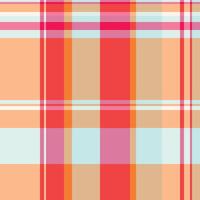 Vibrant, summery plaid pattern. Perfect for textile designs, website backgrounds, or fashion projects. This cheerful, geometric design evokes feelings of warmth and optimism. vector
