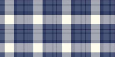 Elegant navy and cream plaid pattern. Perfect for textile design, website backgrounds, or stationery. Subtle texture and classic style evoke feelings of sophistication and tradition. vector