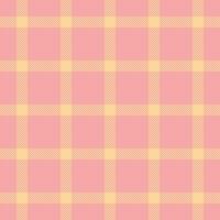 Buffalo pattern check plaid, subtle textile texture . Variation background seamless fabric tartan in red and amber colors. vector