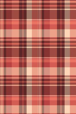 Elegant coral and brown plaid pattern. Perfect for textile design, website backgrounds, or fallthemed projects. This seamless texture offers a sophisticated, rustic feel, evoking warmth and comfort.