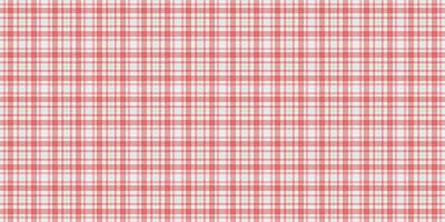 Hipster background fabric textile, club seamless texture pattern. King tartan check plaid in white and red colors. vector