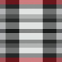 Elegant grayscale plaid pattern with accents of burgundy and coral. Perfect for textile design, website backgrounds, or fashion projects. vector