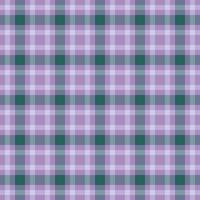 Elegant lilac and teal plaid pattern. Perfect for textile design, fashion, wrapping paper, or website backgrounds. vector