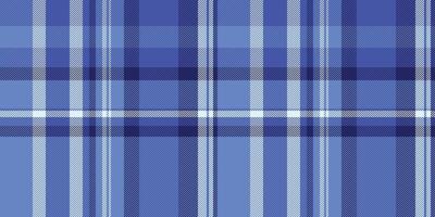 Vibrant blue plaid textile pattern. Perfect for fashion, web design, or print projects needing a classic, yet modern, textured background. vector