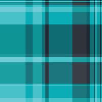 Hunter textile seamless check, harmony plaid texture . Stylish pattern tartan background fabric in cyan and teal colors. vector