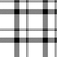 Stylish black and white plaid pattern. Perfect for textile design, website backgrounds, or fashion projects. Clean lines and classic style create a versatile image with a modern feel. vector