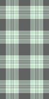 Subtle mint green and gray plaid pattern. Perfect for textile design, website backgrounds, or fashion projects. This classic check evokes feelings of serenity and sophistication. vector