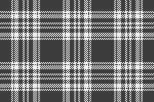 Stylish black and white plaid pattern. Perfect for textile design, website backgrounds, or fashion projects. Subtle texture adds visual interest. Clean, modern, and versatile. vector