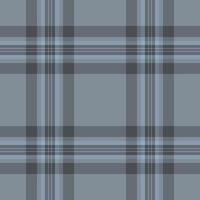 Sophisticated blue and gray plaid pattern. Perfect for textile design, website backgrounds, or stylish print projects. This subtle yet elegant texture offers a versatile and modern aesthetic. vector