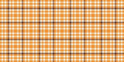 Vibrant orange and brown plaid pattern. Perfect for textile design, website backgrounds, or autumnal themed projects. vector