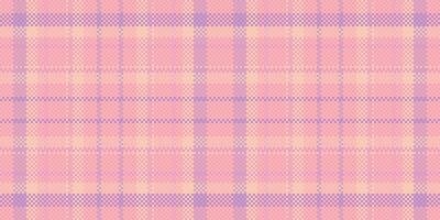 Soft pastel pink and lilac plaid pattern. Perfect for textile design, websites, or as a subtle background. Evokes feelings of warmth, comfort, and gentle femininity. vector