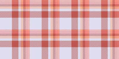 Soft coral and peach plaid pattern. Perfect for textile design, fashion, home decor, or website backgrounds. Subtle yet stylish, this repeating texture offers a calming and versatile aesthetic. vector