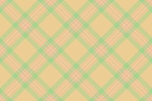 Pastel plaid pattern. Soft, light green and peach tones create a calming, seamless texture perfect for backgrounds, textiles, and springsummer designs. vector