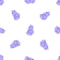 Lavender Nugget Seamless Pattern Design vector