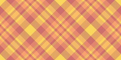 Warm, autumnal plaid pattern in sunset hues. Perfect for textiles, website backgrounds, or seasonal designs. Subtle texture adds depth and visual interest. Evokes feelings of comfort and warmth. vector
