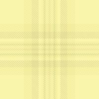 Soft, light yellow tartan plaid pattern. Classic, timeless design. Versatile background for fashion, textile, or vintagethemed projects. Perfect for adding a subtle, warm texture. vector