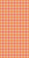 Vibrant orange and cream plaid pattern. Perfect for textile design, website backgrounds, or autumnal themed projects. This seamless texture offers a cheerful, warm, and classic feel. vector