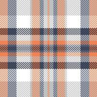 Checking tartan check, deco textile fabric texture. Grungy background pattern plaid seamless in silver and white colors. vector