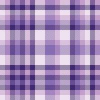 Elegant purple and lilac herringbone plaid pattern. Perfect for textile design, fashion, stationery, or website backgrounds. Subtle texture adds sophistication. vector