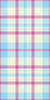 Pastel plaid pattern in soft blue, pink, and cream. Ideal for textile design, packaging, or website backgrounds. This cheerful, delicate texture evokes feelings of springtime and innocence. vector