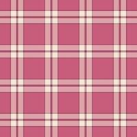 Elegant pink and cream plaid pattern. Perfect for textile design, website backgrounds, or stationery. vector