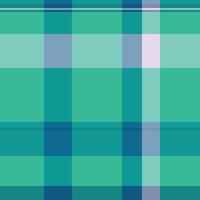 Manufacturing pattern fabric textile, artistic texture plaid background. Scratch tartan check seamless in teal and cyan colors. vector