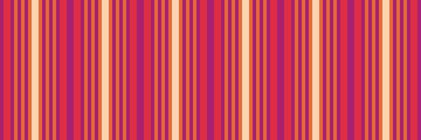 Folklore pattern vertical fabric, kingdom background lines stripe. Craft texture seamless textile in pink and orange colors. vector
