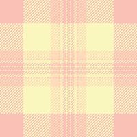 Delicate pastel pink and yellow plaid pattern. Perfect for textile design, website backgrounds, or scrapbooking. This soft, subtle texture evokes feelings of warmth and gentleness. vector