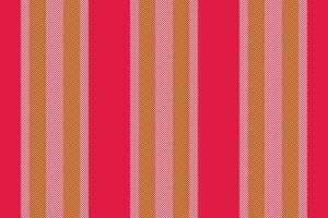 Barpet texture vertical background, bold seamless textile . Ned stripe fabric lines pattern in red and light colors. vector