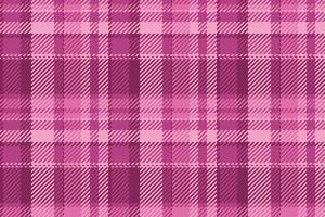 String tartan check plaid, warmth fabric background texture. Invite seamless textile pattern in pink color. vector