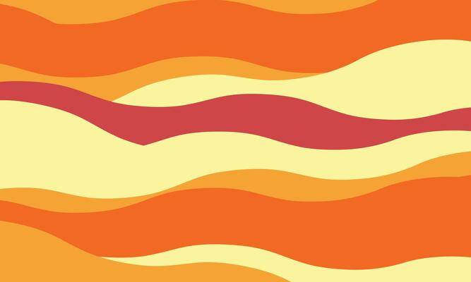 Abstract wavy background in warm, sunset hues. Perfect for websites, presentations, or social media. Evokes feelings of warmth, energy, and optimism.