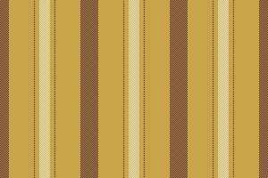 Ttripe fabric lines pattern, calm textile vertical . Ting seamless texture stripe background in amber and dark colors. vector