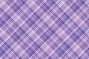 Elegant plaid pattern with soft lavender hues. Seamless repeat texture suitable for backgrounds, textiles, or creative designs. Modern, versatile, and stylish. vector