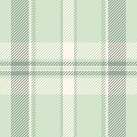 Serene sage green and cream plaid pattern. Subtle texture and soft color palette evoke feelings of calm and tranquility. Ideal for textile designs, website backgrounds, or stationery. vector
