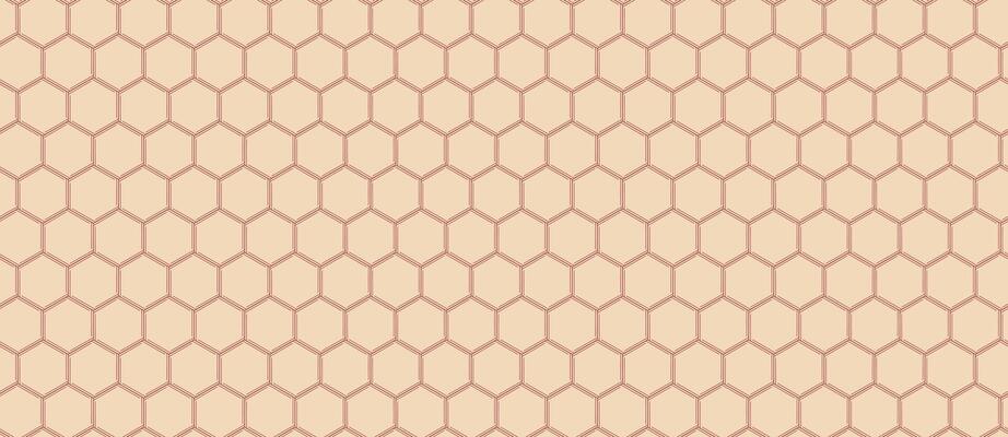 Elegant honeycomb pattern in soft peach and beige. Perfect for backgrounds, textures, or website designs. This subtle geometric design conveys order, structure, and natural beauty.