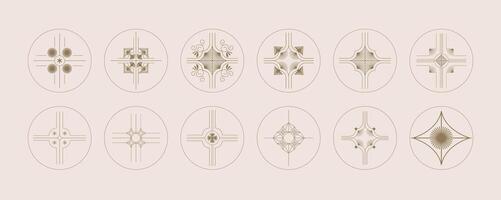 element object line icon vector