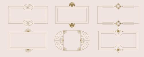 retro vintage frame vector