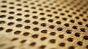 Perforated Wood Panel Texture. photo