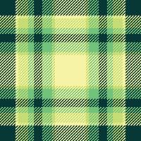 Vibrant green and yellow plaid pattern. Perfect for textile design, fashion, websites, or backgrounds. This seamless texture evokes feelings of freshness and spring. vector