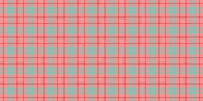Vibrant coral and teal plaid pattern. Perfect for textile designs, website backgrounds, or crafting projects. vector